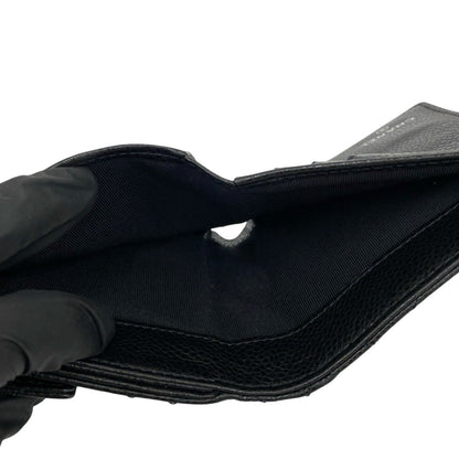 Chanel Matelasse Coco Caviar Leather Bi-Fold Wallet