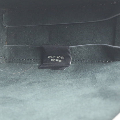 Fendi Zucca Ff Leather Second Bag/Clutch/Pouch Gray