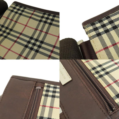 Burberry Nova Check Shoulder Bag Canvas