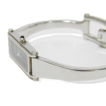 Gucci Bangle Watch Black Dial Quartz Ss 1500L