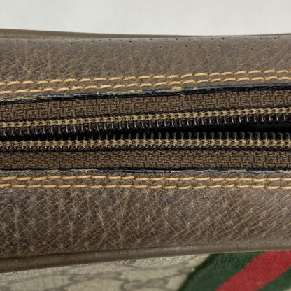 Gucci Gg Supreme Sherry Line Clutch Bag 63 01 012 Brown