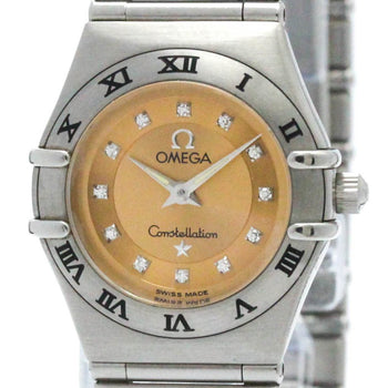 Polished Omega Constellation Cindy Crawford Diamond Watch 1564.65 Bf572361