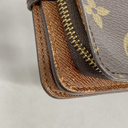 Louis Vuitton Monogram Compact Zip Wallet M61667 Brown