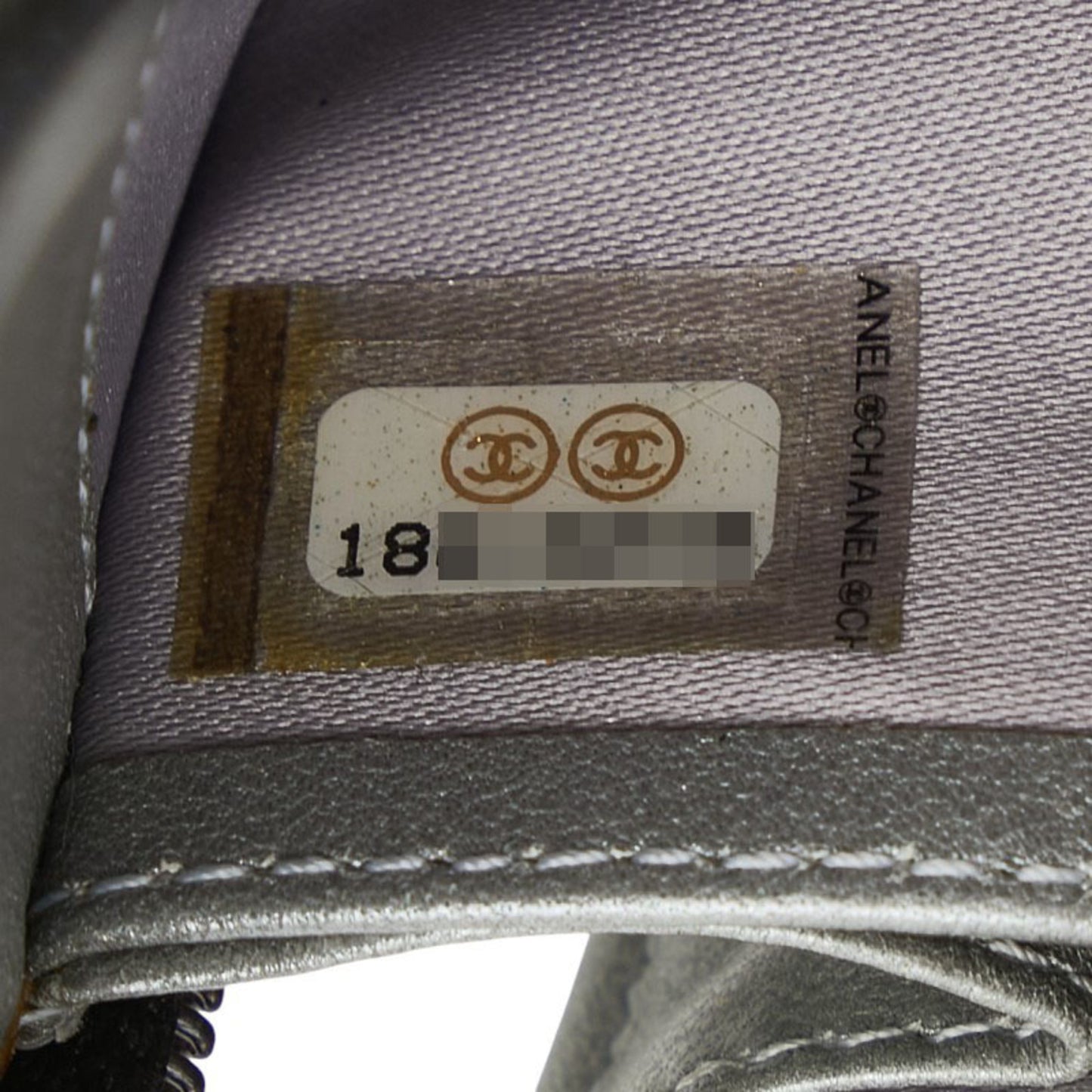 Chanel Camellia Coco Mark Long Wallet With Round Zipper