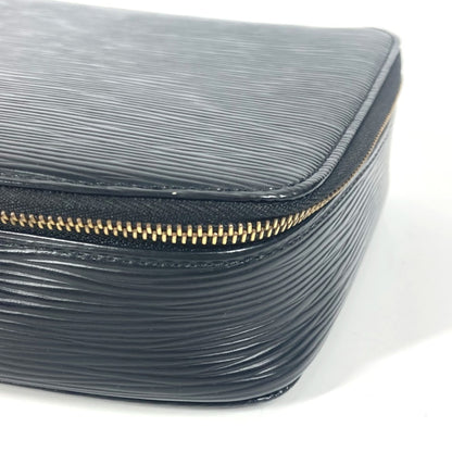 Hermes M48362 Epi Poche Monte Carlo Makeup Pouch Jewelry Case Multi-Pouch Leather