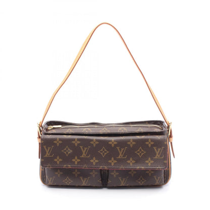 Louis Vuitton Viva Cite Mm Shoulder Bag In Coated Canvas And Leather With Monogram Design