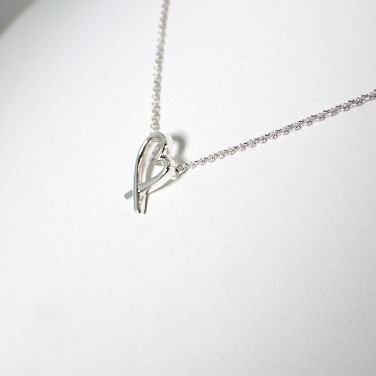 Tiffany 925 Loving Heart Pendant Necklace