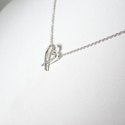 Tiffany 925 Loving Heart Pendant Necklace