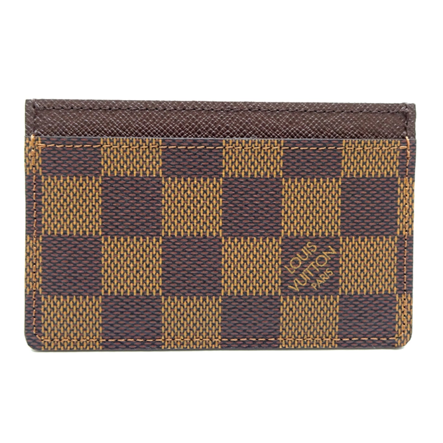 Canvas Louis Vuitton Card Case Damier