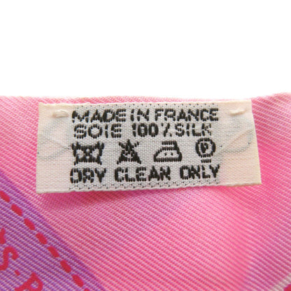 Hermes Twilly Bolduc Bolduc Silk Pink Scarf Muffler 0104 Hermes