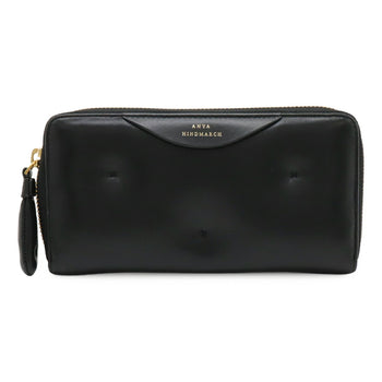 Anya Hindmarch Chubby Round Long Wallet In Leather