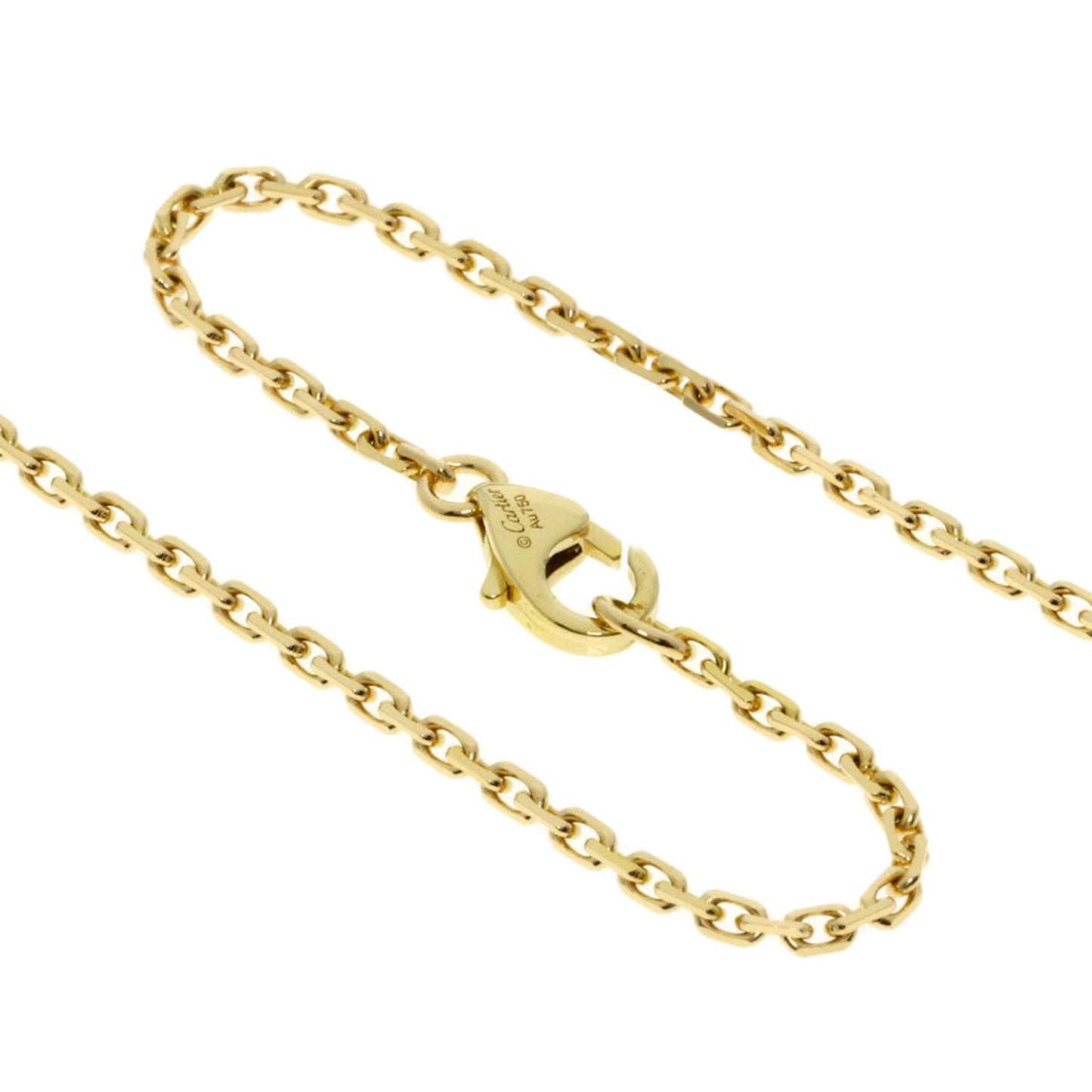 Cartier Baby Love Diamond Necklace In 18K Yellow Gold