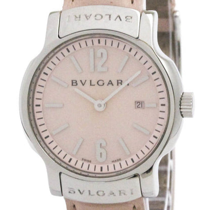 Bvlgari Solotempo Steel Leather Quartz