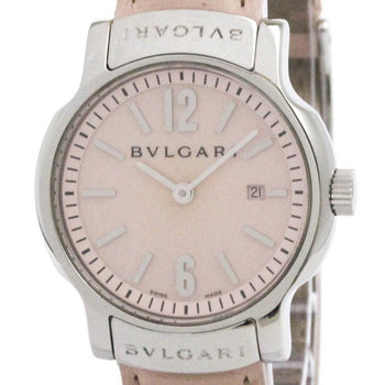 Bvlgari Solotempo Steel Leather Quartz