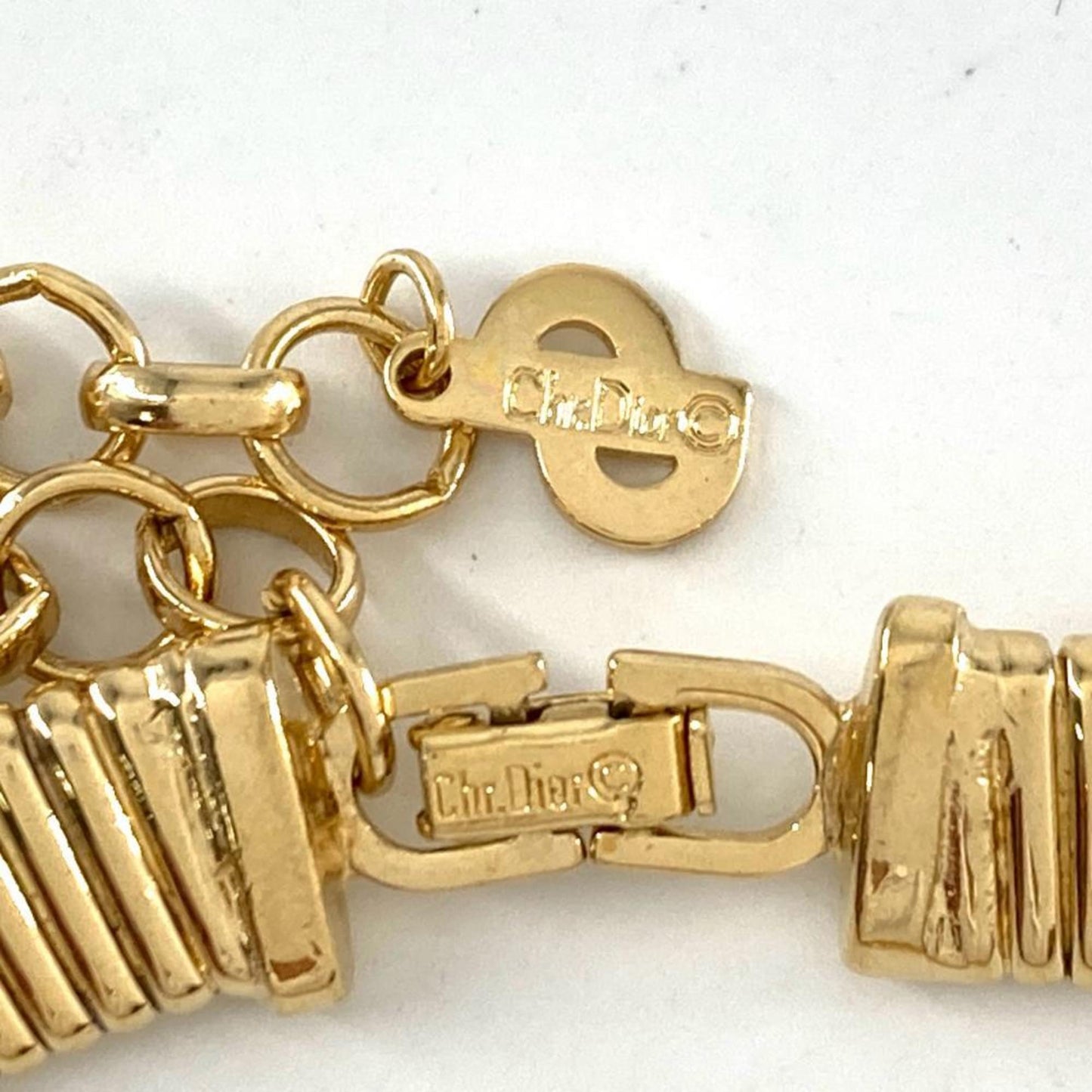 Christian Dior Necklace Gp Gold