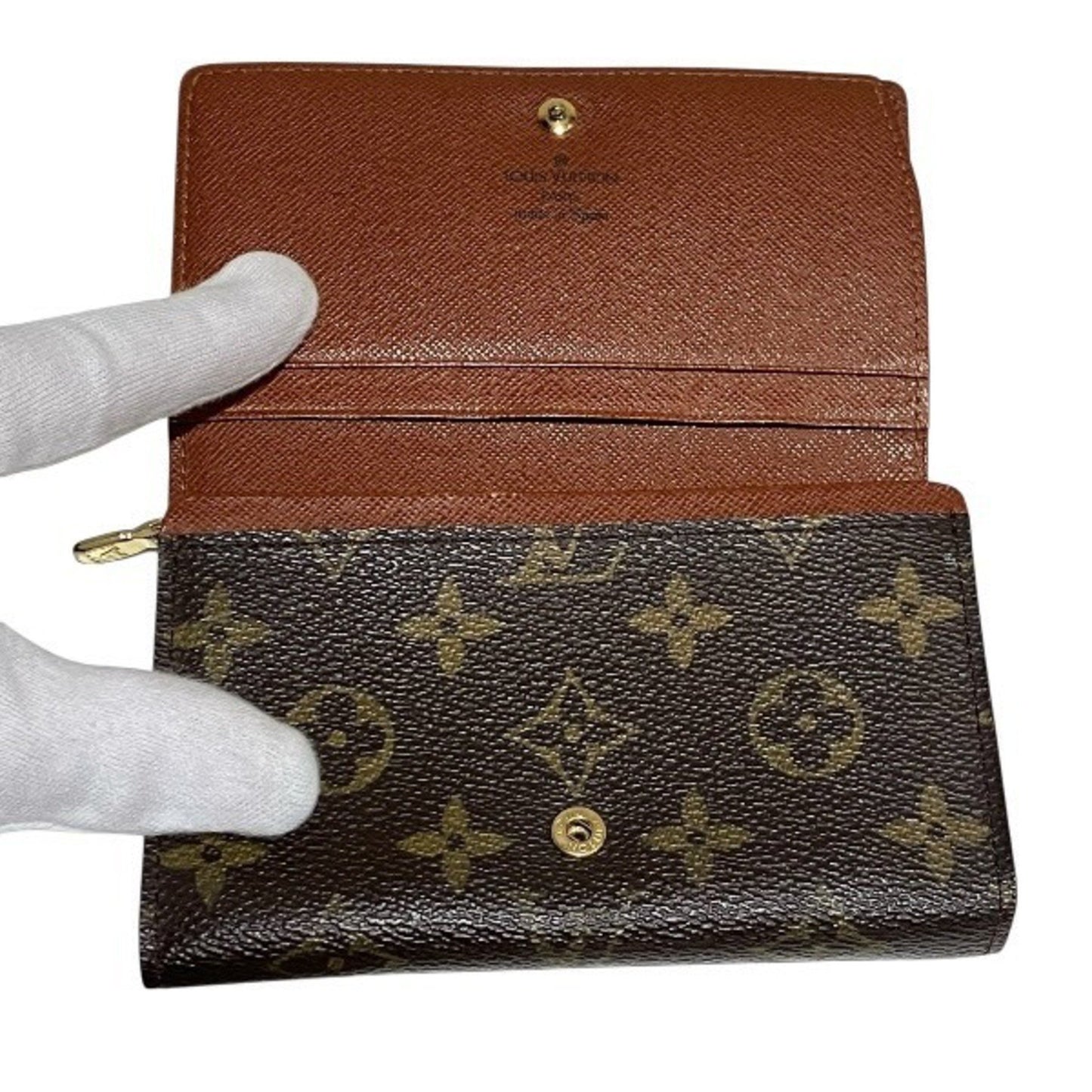 Louis Vuitton Monogram Porte Monnaie Bi-Fold Wallet M61730
