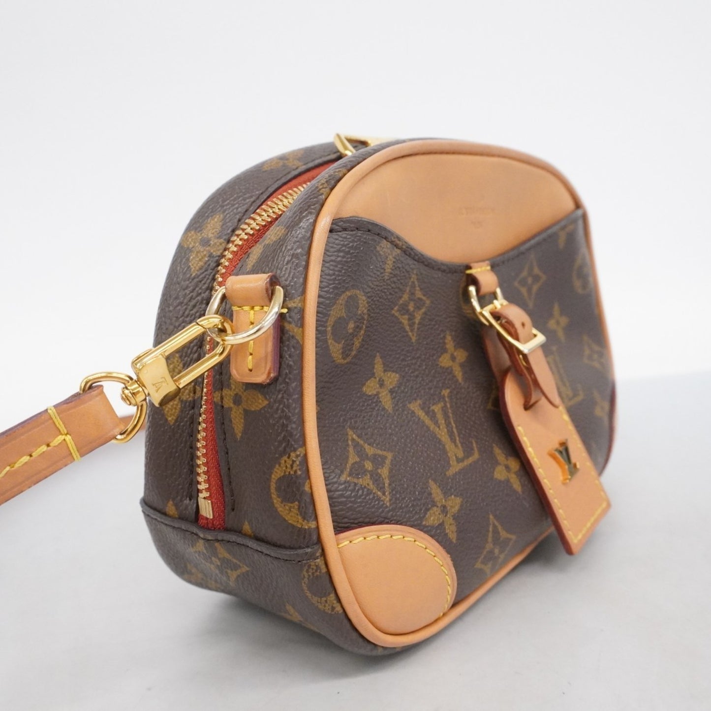 Louis Vuitton Monogram Deauville Mini Shoulder Bag M45528 Brown