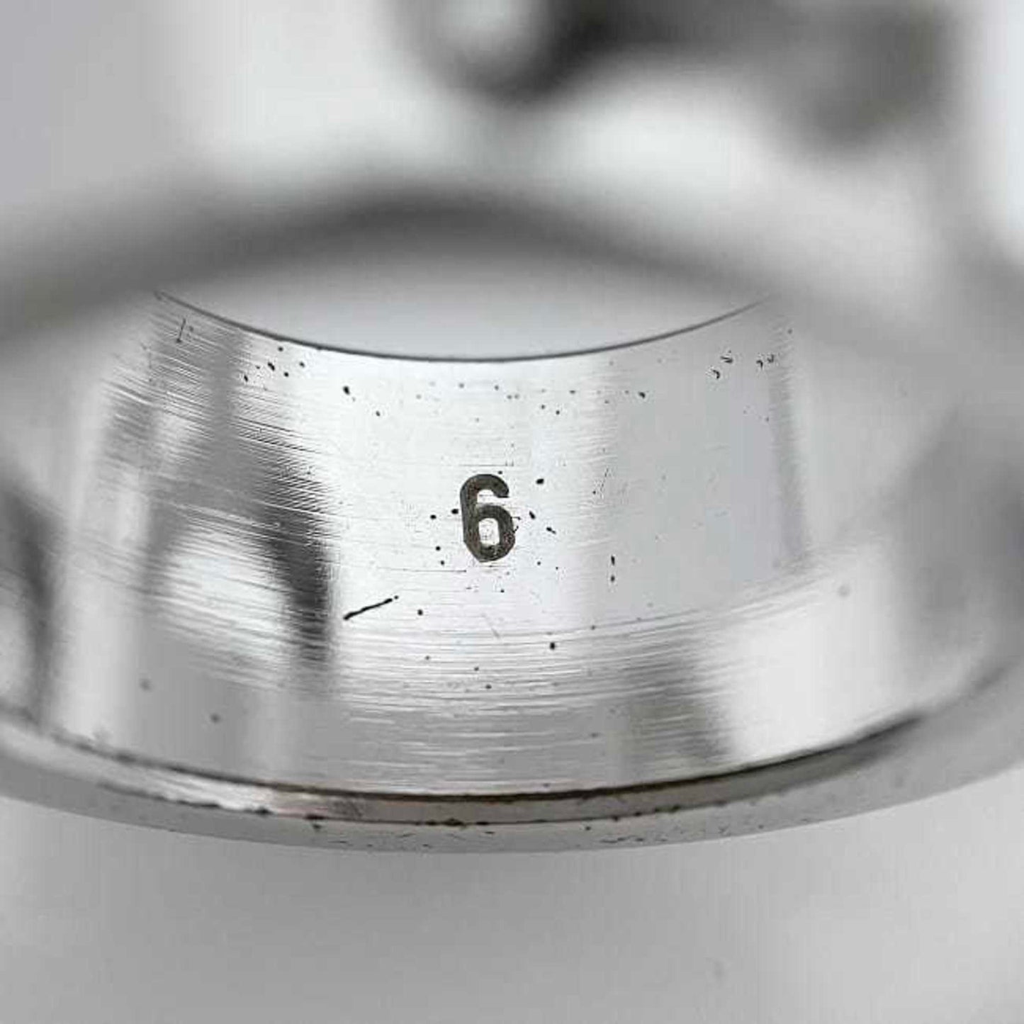 Christian Dior Ring Ec-22798 Silver Jp10 Metal Swing
