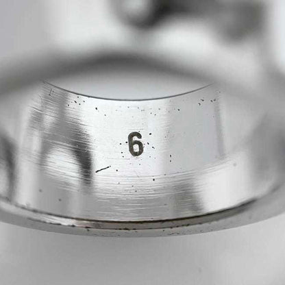 Christian Dior Ring Ec-22798 Silver Jp10 Metal Swing