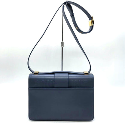 Christian Dior Dior Christian 30 Montaigne Shoulder Bag Blue Leather