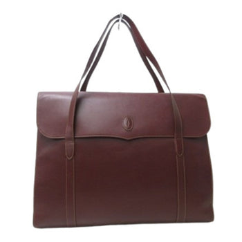 Cartier Must Line Shoulder Bag - Bordeaux Leather