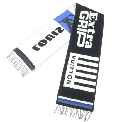 Louis Vuitton 2019 Louis Vuitton Echarpe Lv Forward Wool And Cashmere Scarf With Logo Design Fringe