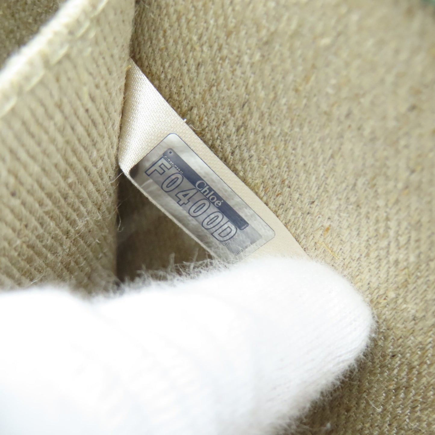 Chlo Chloe Woody Tote Canvas Bag