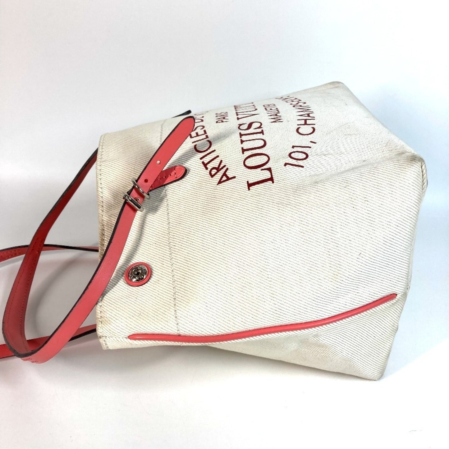 Louis Vuitton M94505 2014 Summer Collection Cabas Pm Tote Bag Shoulder Leather/Canvas