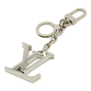 Louis Vuitton Porte-Cls Initial Lv Keychain/Key Ring Bag Charm Silver M65071