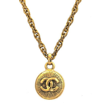 Chanel Necklace Gold A0495673 Coco Mark Gp Chanel Chain