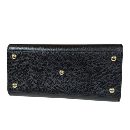 Gucci Interlocking G Soho Shoulder Bag Leather 607722 Black