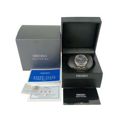 Seiko Astron Nexter Series Watch 8B630Bh0 Sbxy065 Blue Dial Titanium