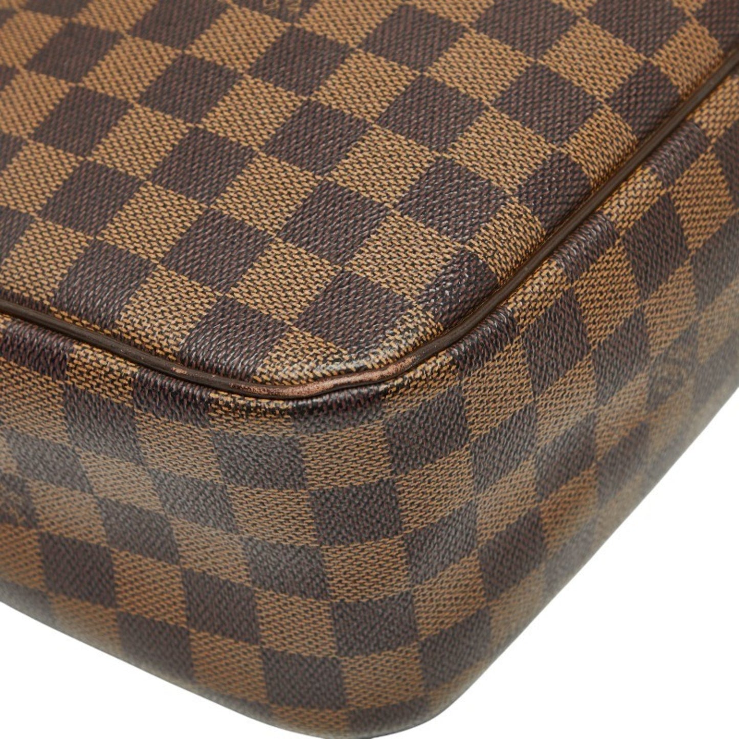 Louis Vuitton Damier Parioli Pm Handbag Tote Bag N51123 Brown Leather