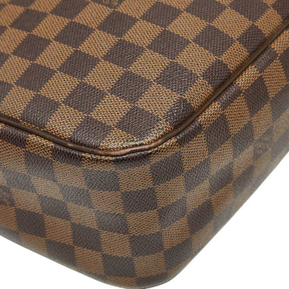 Louis Vuitton Damier Parioli Pm Handbag Tote Bag N51123 Brown Leather