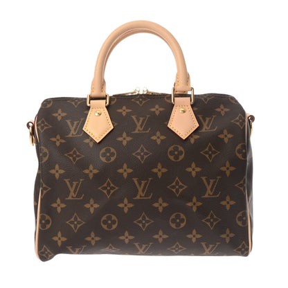 Louis Vuitton Monogram Speedy Bandouliere 25 Brown M46977