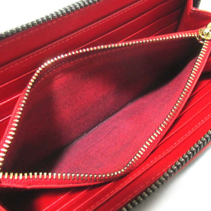 Christian Louboutin Panettone Long Wallet In Black Calf Leather