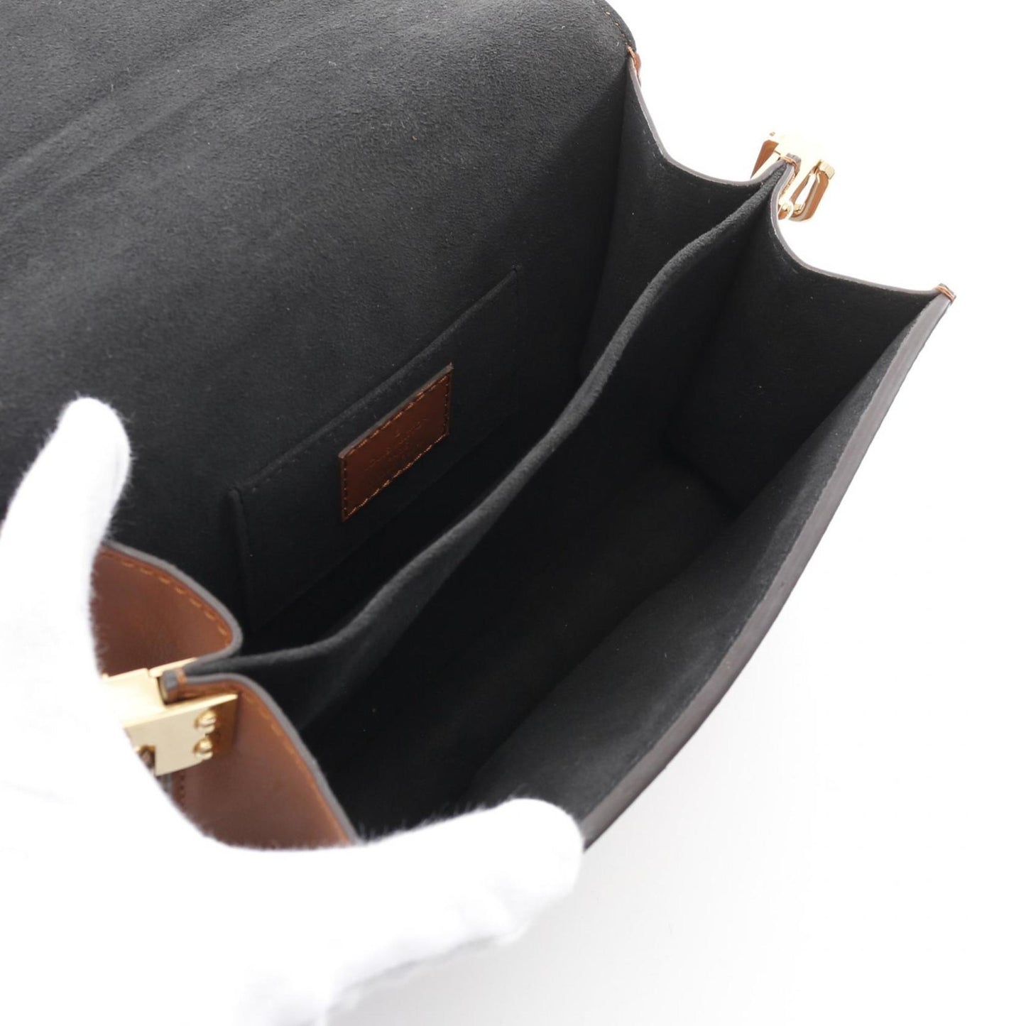 Louis Vuitton Dauphine Mini Shoulder Bag Coated Canvas Leather Monogram Reverse