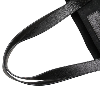 Bvlgari Logomania Tote Bag In Black Canvas