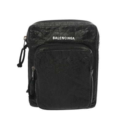 Balenciaga Explorer Black Unisex Leather Body Bag