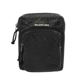 Balenciaga Explorer Black Unisex Leather Body Bag