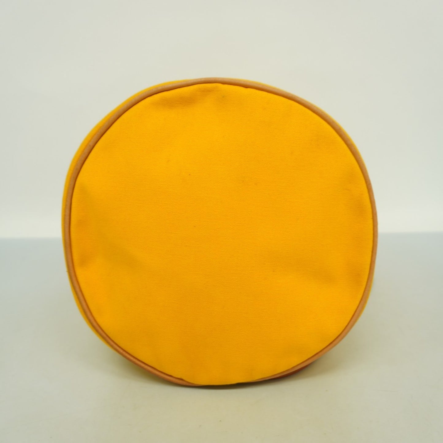 Hermes Herms Polochon Mimir Pm Shoulder Bag In Yellow Canvas