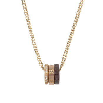 Cartier Love Three Hoop Diamond Necklace