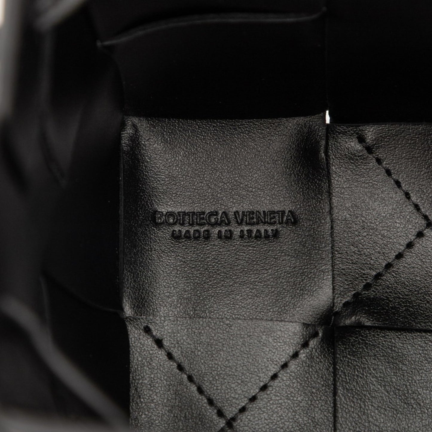 Bottega Veneta Maxi Intrecciato Cassette Mini Shoulder Bag In Black Leather