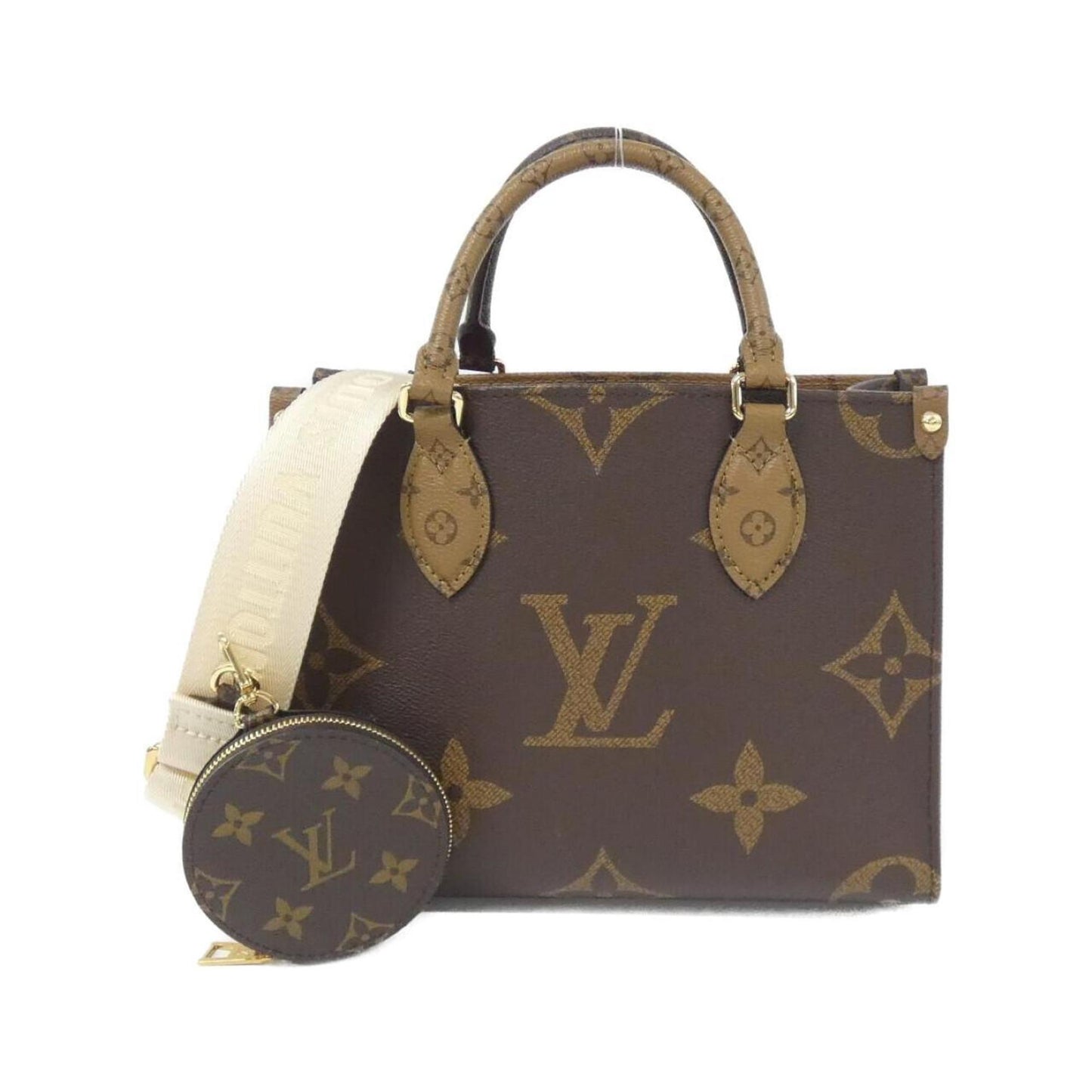 Louis Vuitton Monogram Giant On-The-Go Pm M46373 Handbag