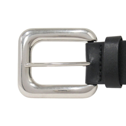 Bottega Veneta Men'S Leather Belt With Square Buckle