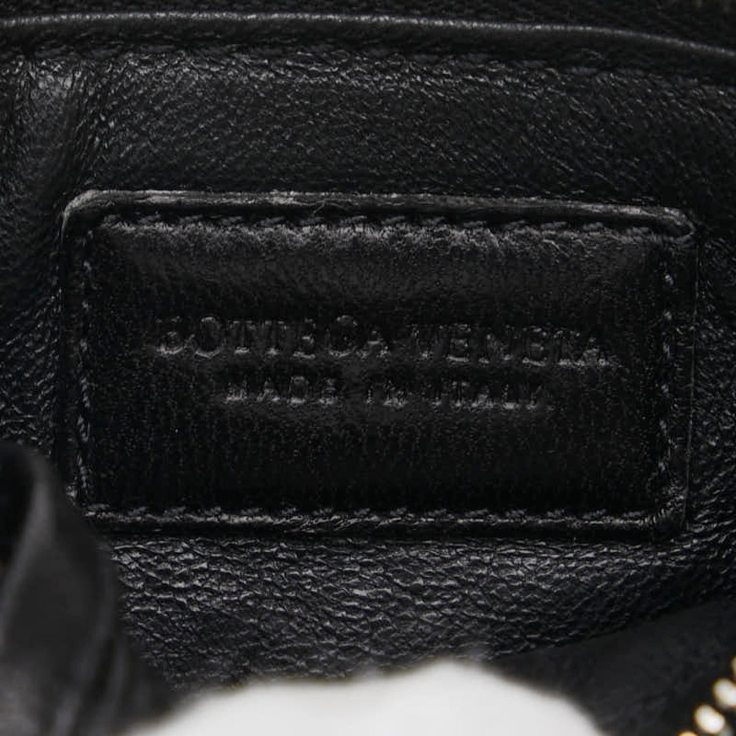 Bottega Veneta Intrecciato Wallet/Coin Case Black Leather