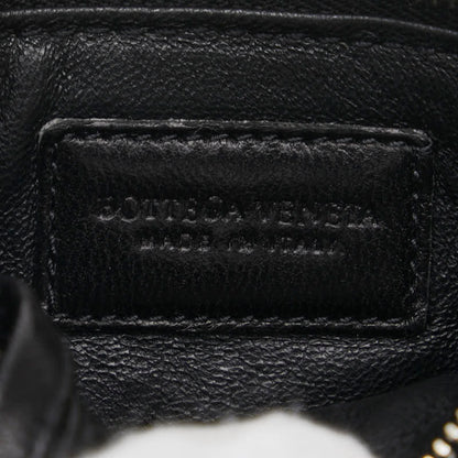 Bottega Veneta Intrecciato Wallet/Coin Case Black Leather