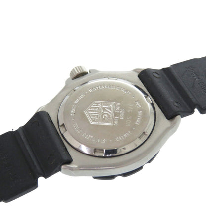 Tag Heuer Formula 1 376.508 Stainless Steel Rubber Black Dial Quartz Watch 1046 Heuer