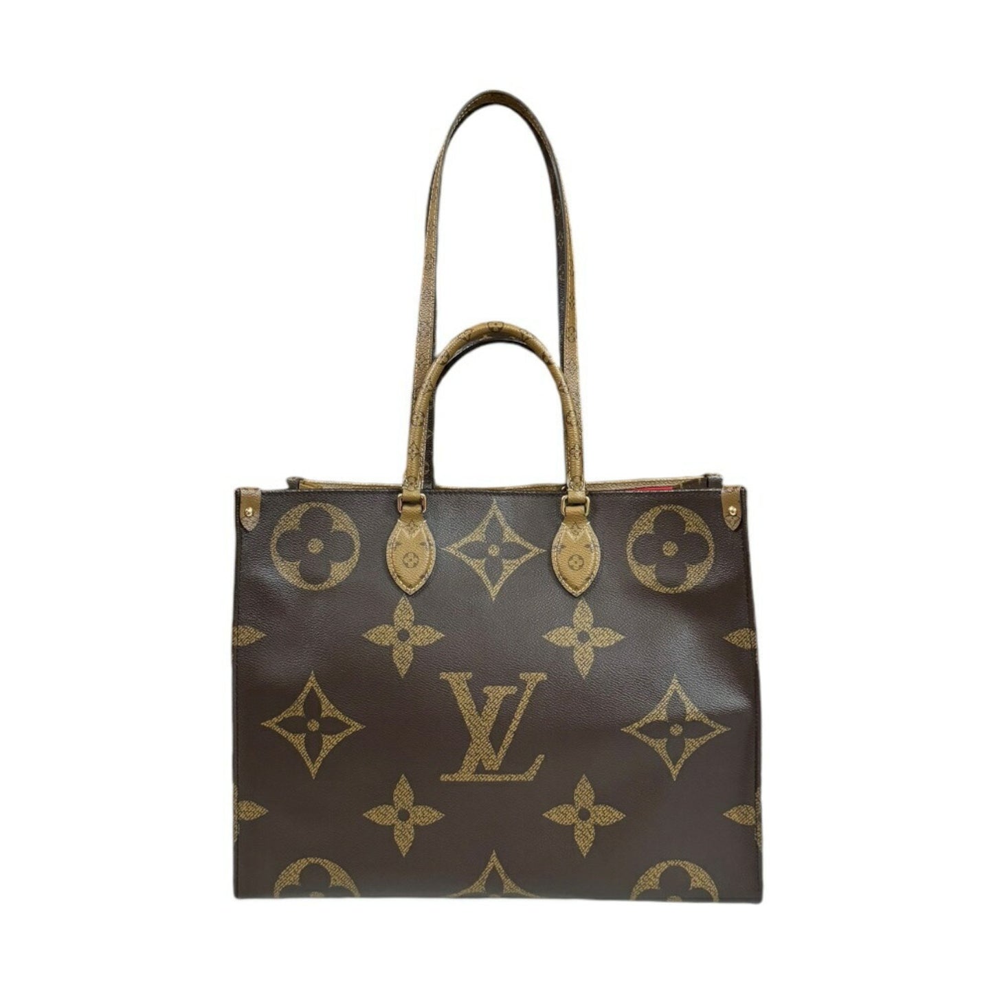 Louis Vuitton On The Go Gm Monogram Giant Shoulder Bag Reverse M45320 Brown