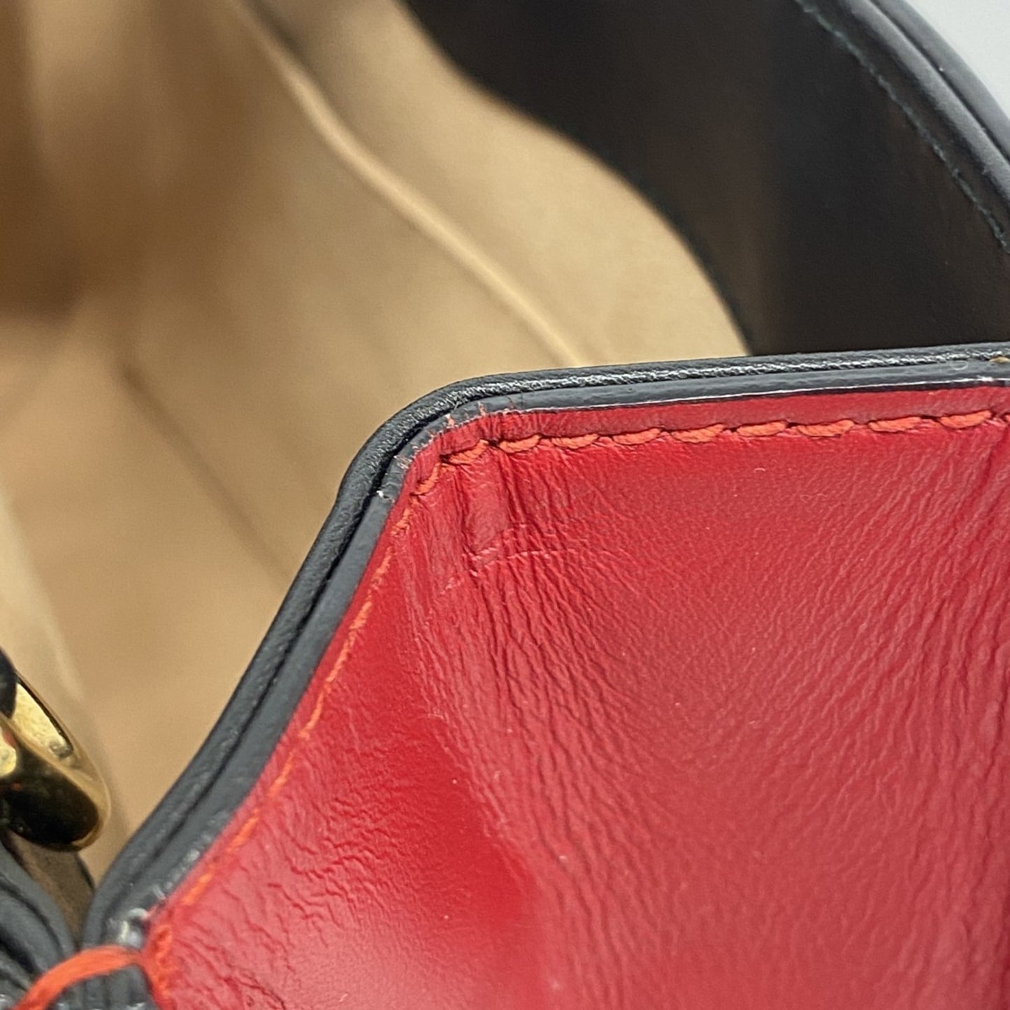 Gucci Bamboo Handbag 470271 Leather Black 2-Way Bag